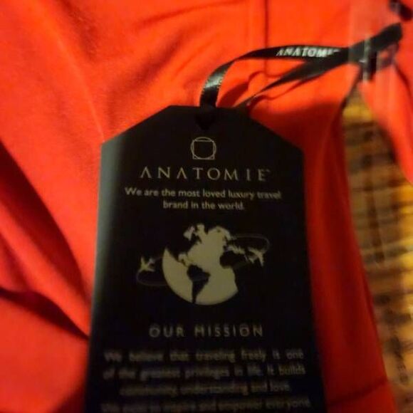 NWT Anatomie Marine Wrap-Front Dress in red sz Small - Picture 4 of 6